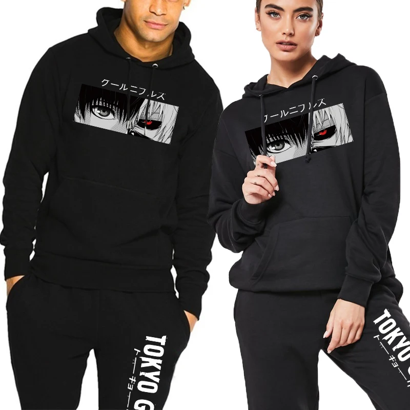 

Новое поступление 2022, спортивный костюм с аниме, толстовки и спортивные штаны высокого качества для мужчин и женщин, повседневный спортивны...