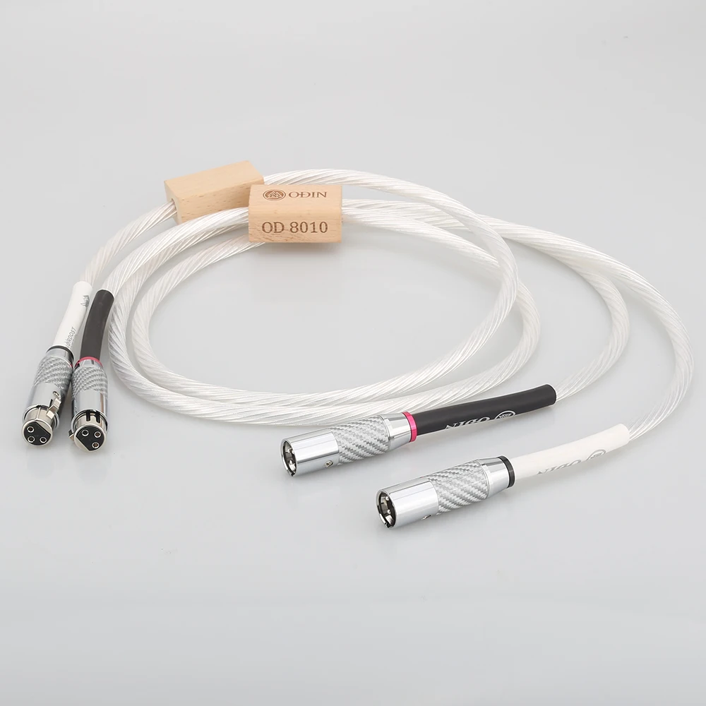 Hifi Nordost Odin соединяет аудиокабель с углеродным волокном XLR сбалансированный