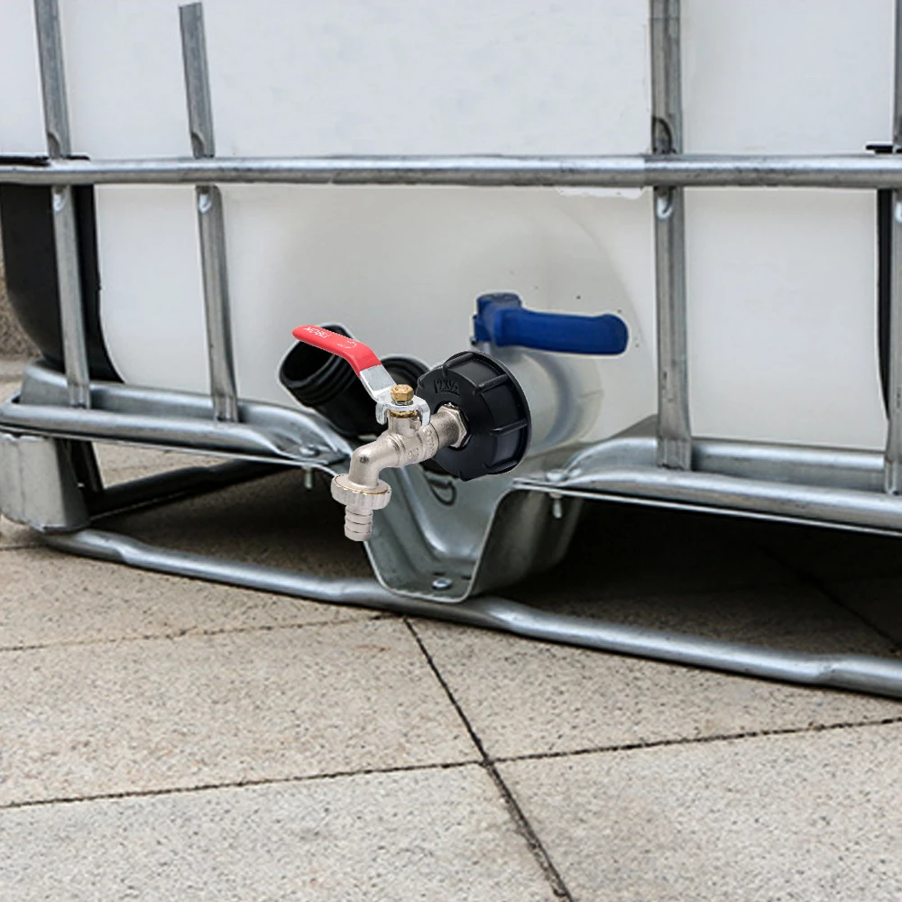 Крышка бака IBC Фитинг для тонновой бочки Латунный нагрудник крана