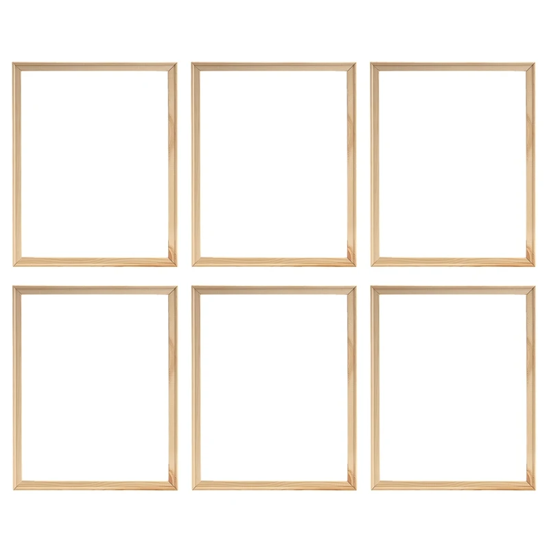 

6pcs 40X50 cm Wooden Frame DIY Picture Frames Art Suitable for Home Decor Painting Digital Diamond Drawing Paintings