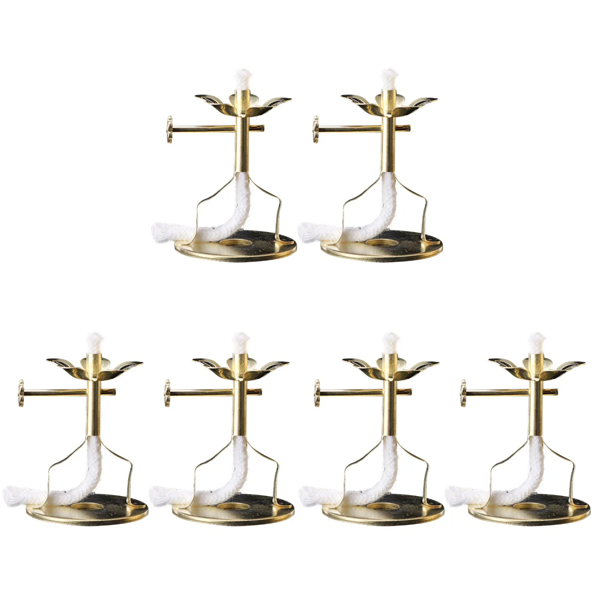 

Oil Lamp Holder Wickstick Cup Diya Holders Sticks Ghee Burner Replacement Candlepray Floating Cork Rack Butter Tibetan