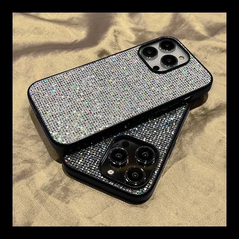 

Luxury Plating Glitter Diamond Case for iPhone 14 13 12 11 Pro Max 14Plus 13 Pro Max Bling Rhinestone Jewelled Soft Bumper Cover