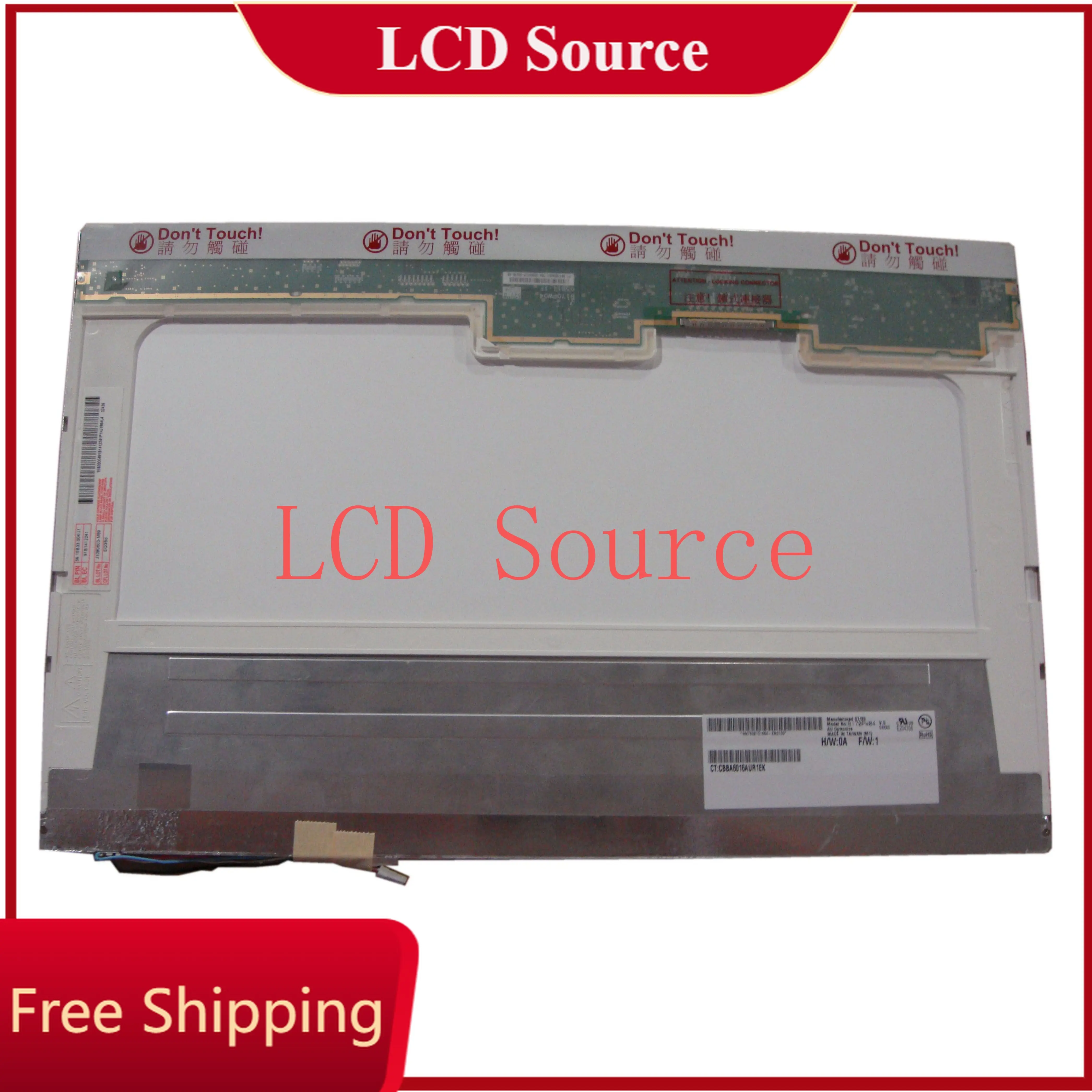 

ЖК-дисплей B170PW04 V.0, панель экрана ноутбука B170PW02 V.0 2 CCFL 30 PIN