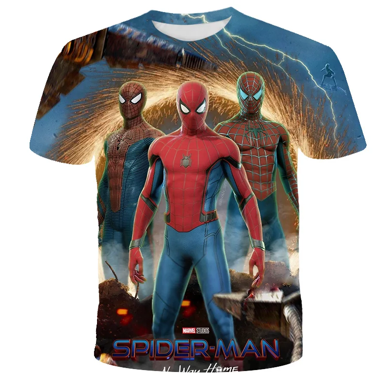 

Kids 3D Printed Mαrvel- Spidermαn T Shirts Summer Hot Fashion Short Sleeve Casual Harajuku Comfortable Boys Girls Sports T-shirt