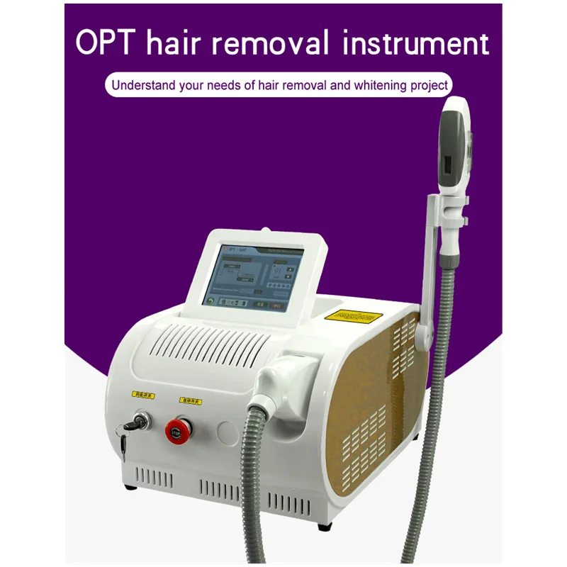 

Portable IPL OPT E light Machine Skin Rejuvenation Whitening 640nm 530nm 480nm 3 Wavelength Hair Removal Permanent Machine