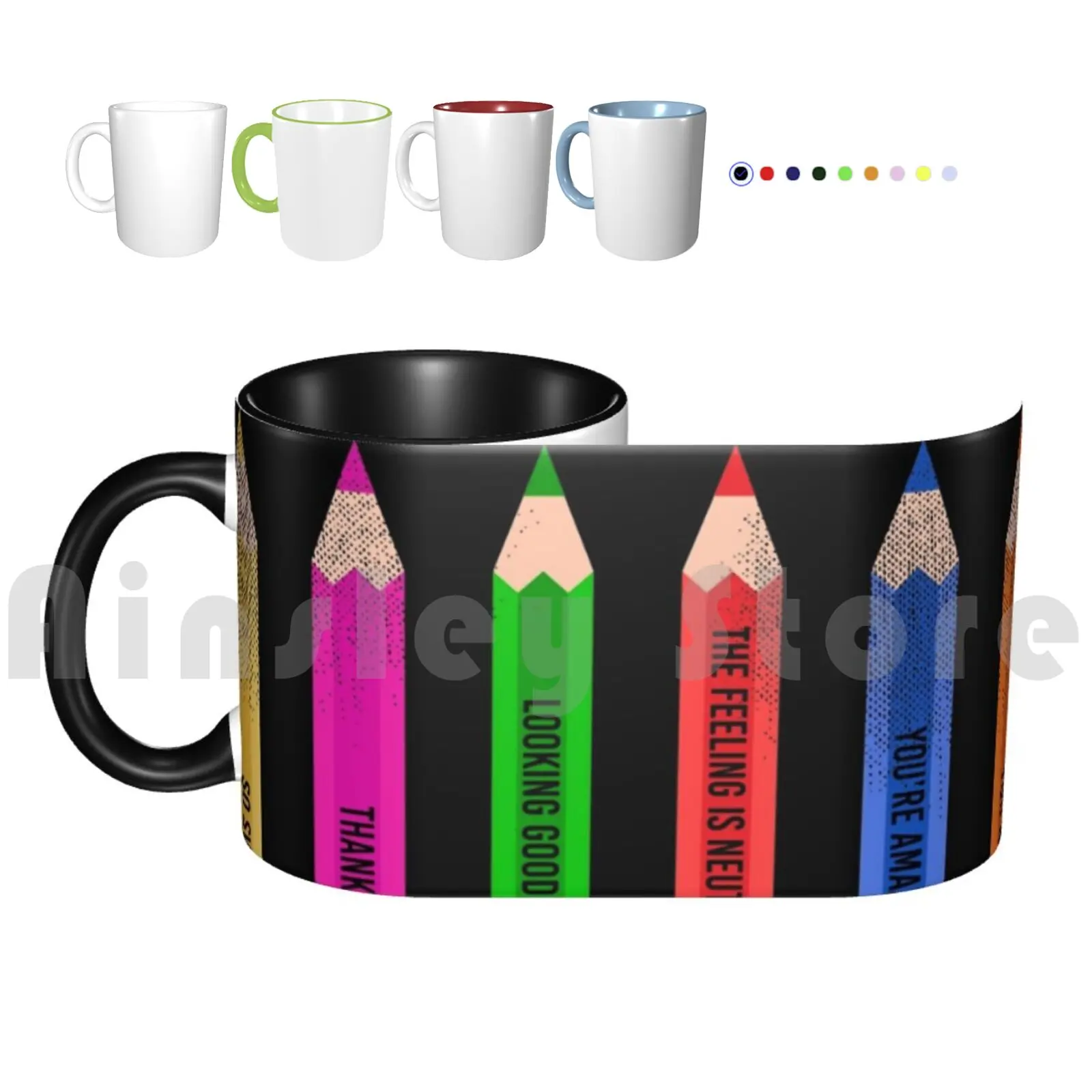 

Чашки для кофе с сочетанием цветов