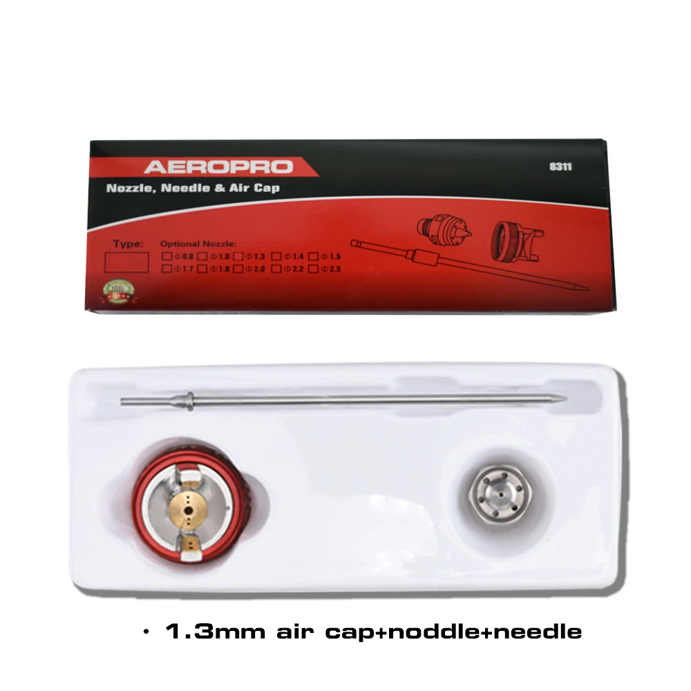 

Пистолет-распылитель AEROPRO LVLP A610/R500 1,3/1,4/1,5/1,7/2,0 мм, сопло, игла, воздушная крышка, распылитель, инструменты для воздушной краски для автомобилей