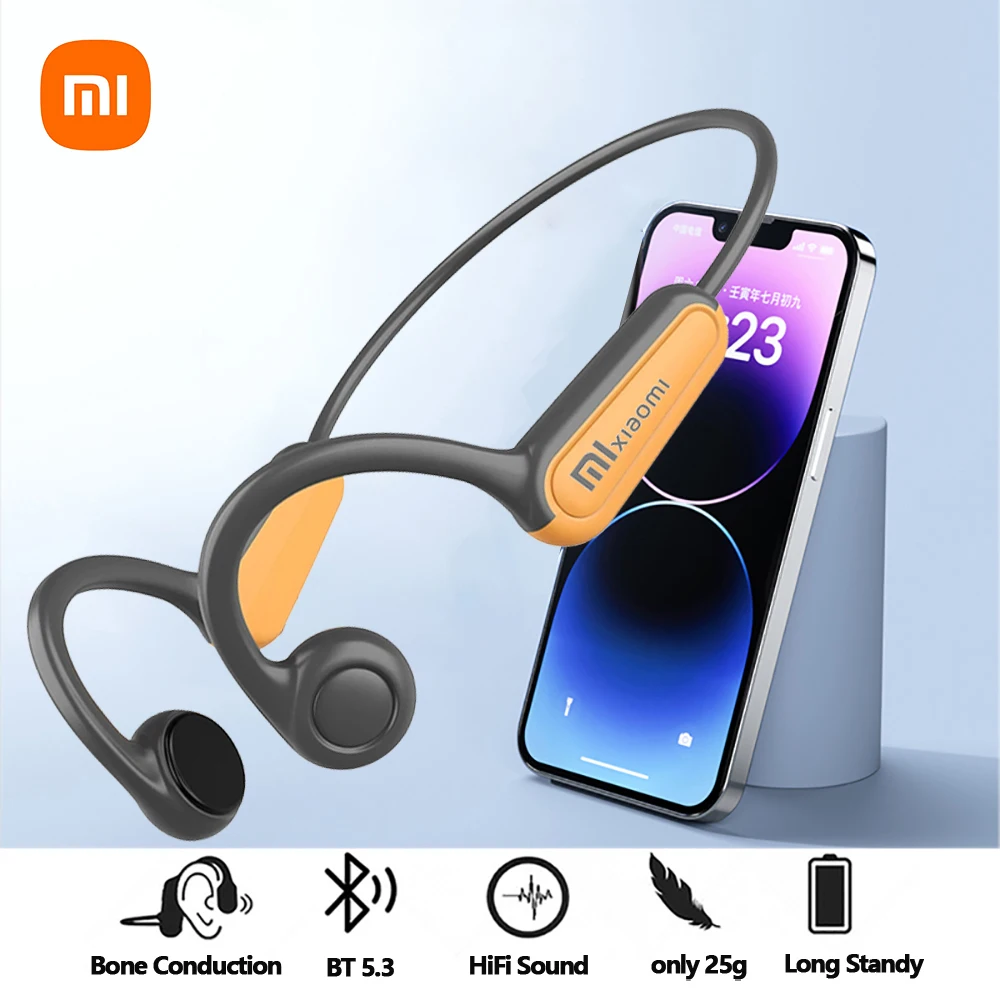 Xiaomi Ture Bone Conduction Earphone Wireless Bluetooth Headphone Waterproof Sport Headset with Mic for Workout Running Driving