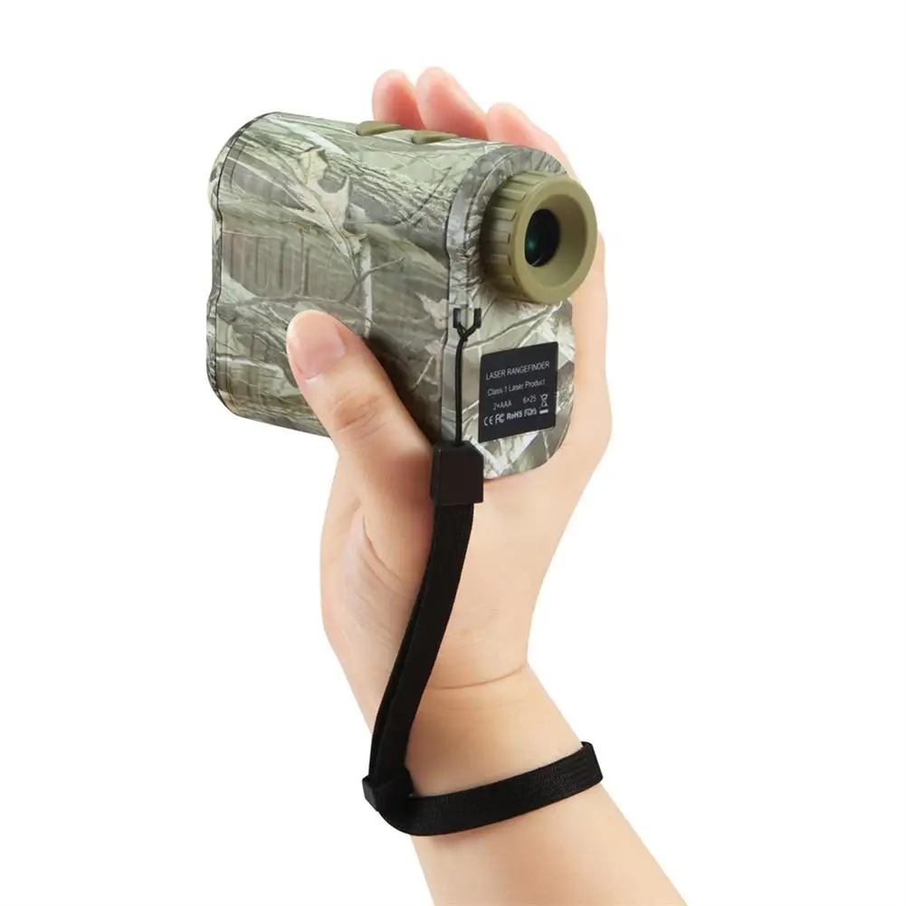 Profession 6x 600m Golf Rangefinder High-precision Optical Lens Camouflage Telescope Distance Meter for Hunting Golf Sport