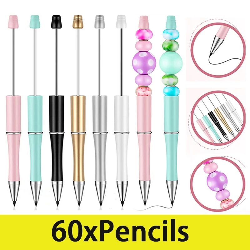 

Ручки-карандаши HB для письма, технология без чернил, искусство, эскиз, картина, канцелярские инструменты школьные принадлежности, 60 шт.
