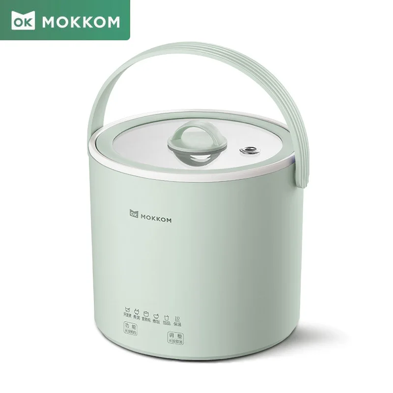 

Электрическая мини-Мультиварка MOKKOM, л, 12 часов изоляции, бытовая рисоварка с антипригарным покрытием, мини-термоварка для общежития и офиса