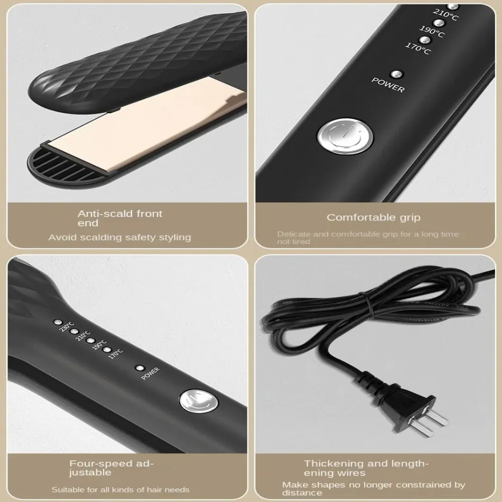 Сплошной цвет выпрямитель для волос мини-размер 10-секундная электрическая