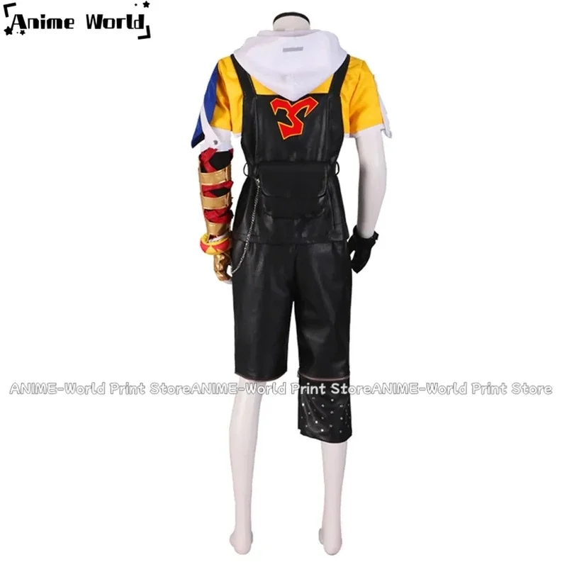 Пользовательский размер 》 окончательная фантазия X ff10 FFX Tidus косплей костюм
