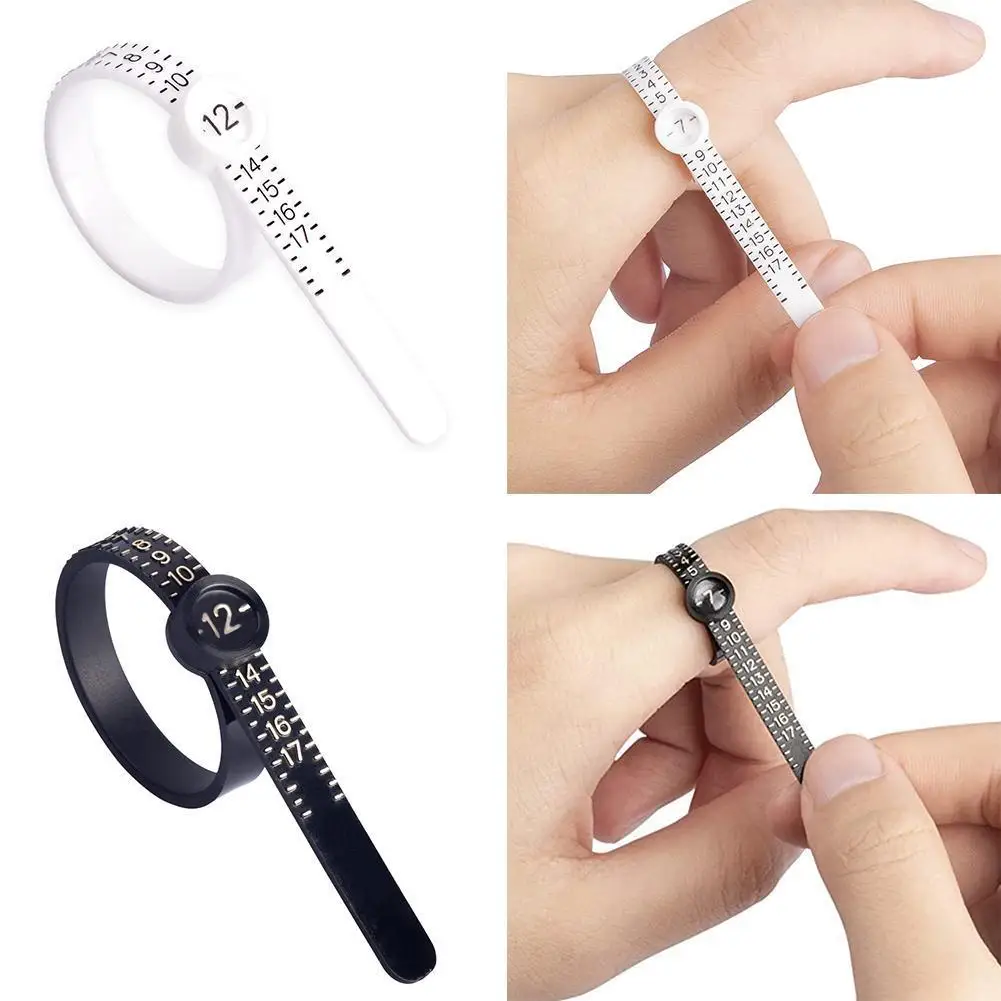 

Ring Sizer Measuring Tool Ring Sizer Measure With Magnifier Finger Gauge Genuine Tester Finger Coil Ring Sizing Tool