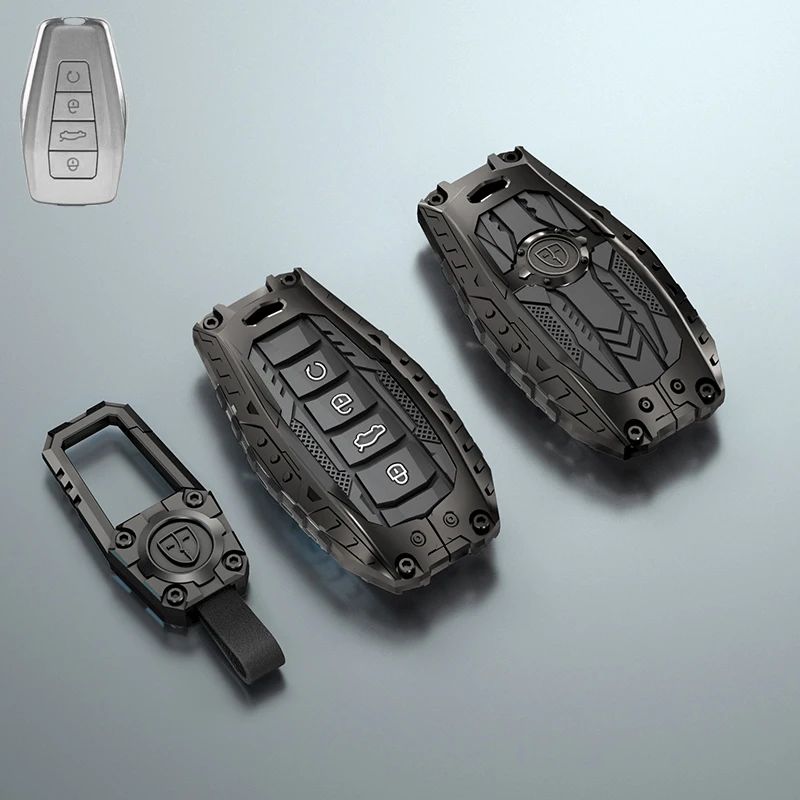 

Чехол для ключей от машины Geely Monjaro Atlas CoolRay E5 Emgrand, защитный чехол для автомобильных ключей, брелок Geely, автомобильные аксессуары