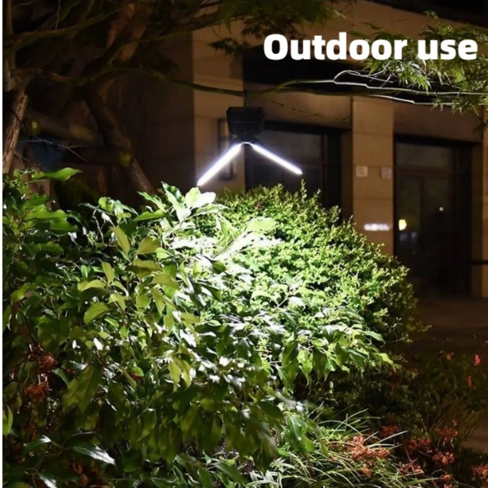 Фонарь Настенный Складной на солнечной батарее с зарядкой от USB 7 режимов