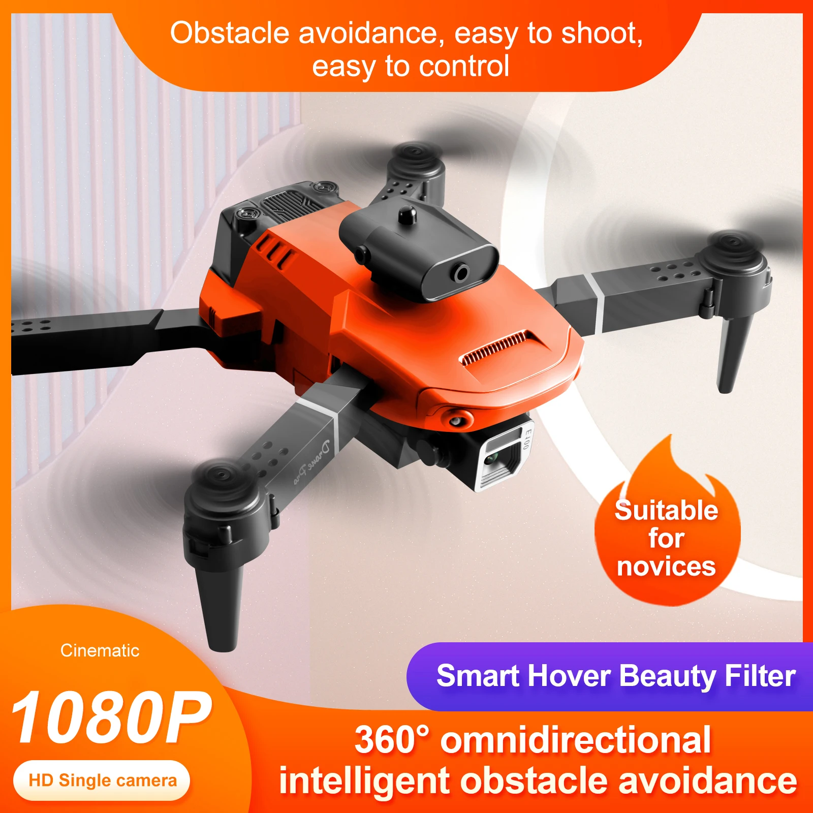 

Mini Foldable Drone 1080P HD Camera Altitude Hold 3D Flips FPV RC Quadcopters 3D Flips Profesional RC Helicopter Toys