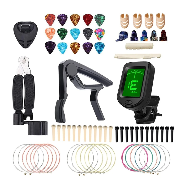 

Guitar Repair And Care Tool Set String Changing Tool Three-In-One Winding String Easy To Use