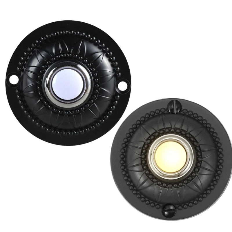 A1W1 Элегантные латунные выключатели для входной двери со встроенной подсветкой