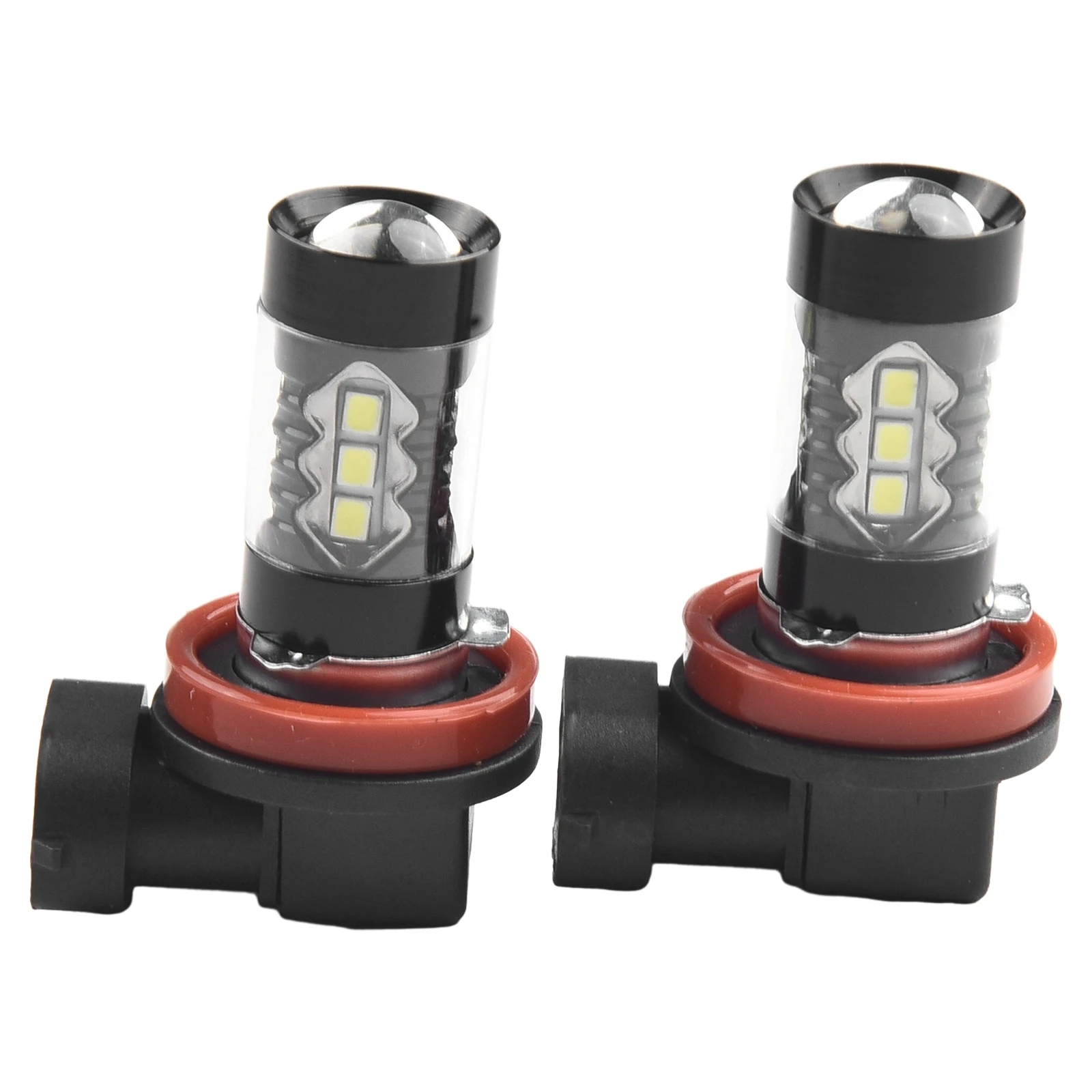 

2Pcs H11 LED Fog Bulbs Fog Light White 6000K High Power Lamp 80W Car Headlight Bulbs DRL Driving Lamp