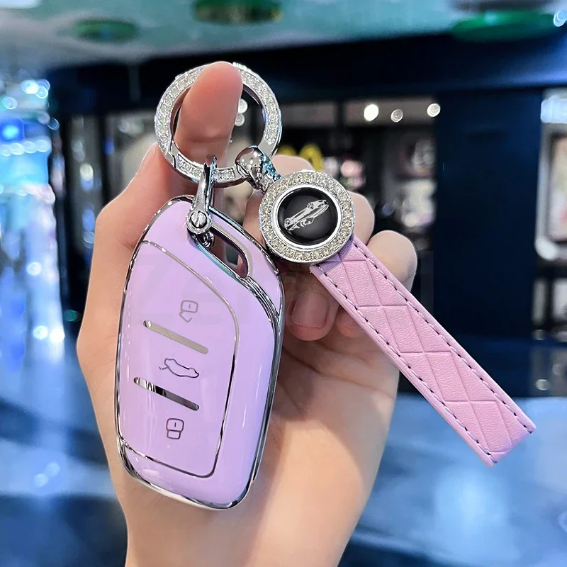 Для Roewe RX5 i6 i5 RX3 RX8 ERX5 для MG ZS EV MG6 EZS HS EHS 2019 2020 Автомобильный чехол смарт-ключа