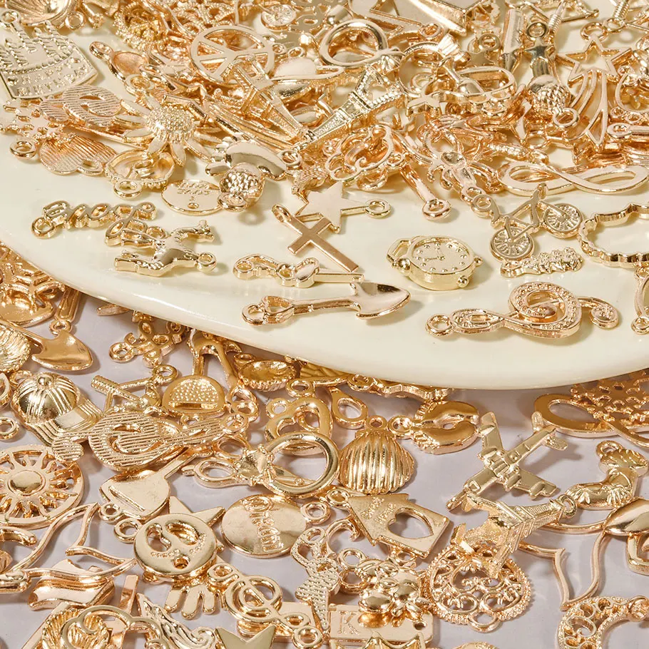 Новый 20/30/60 шт. Kc золотого цвета Древний Египет скарабей паук стрекоза животное