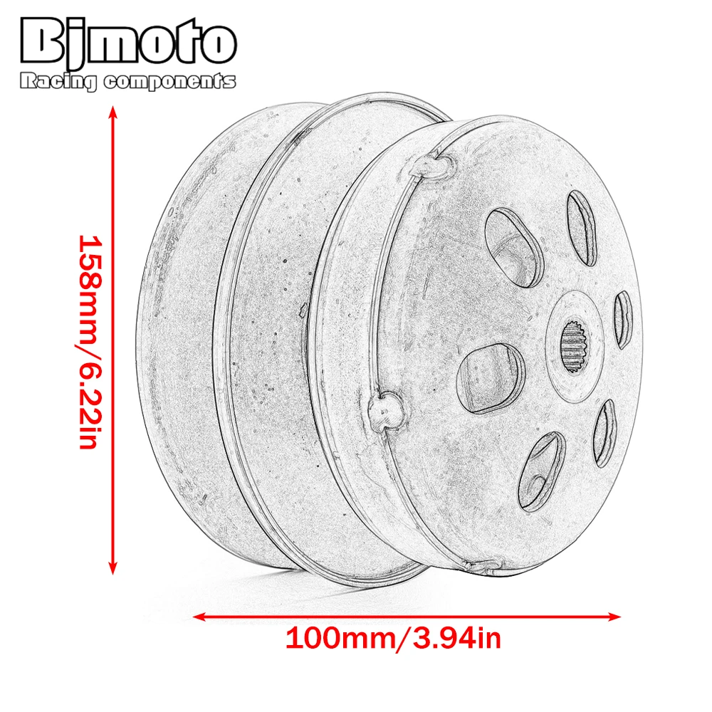 Внешняя муфта колокола для Yamaha GPD125-A GPD150-A NMAX 155 150 125 Ocito 125 YP125RA YP125RA XMAX 125 Tech Max 2021 B65-E7670-00 (art.: 3920d4bd8f2db) - 3920d4bd8f2db
