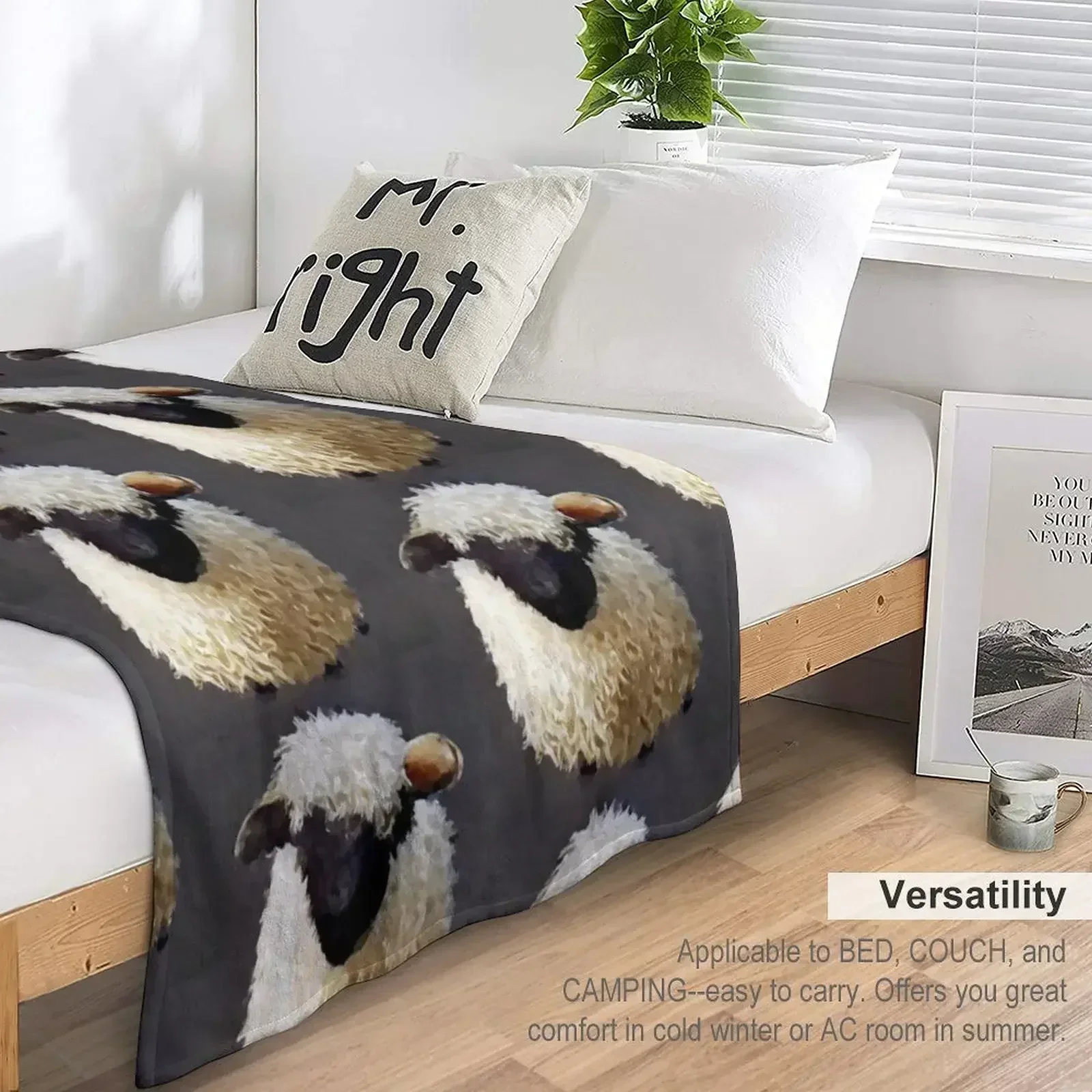 Одеяло Valais Blacknose Sheep 3 одеяло для дивана-кровати одеяла