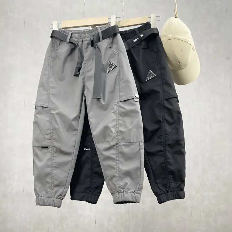 

2023 Children's Wear Boys' Pants Spring and Autumn New Casual Teens-aged Children's Overalls Trousers Are Handsome and Explosive