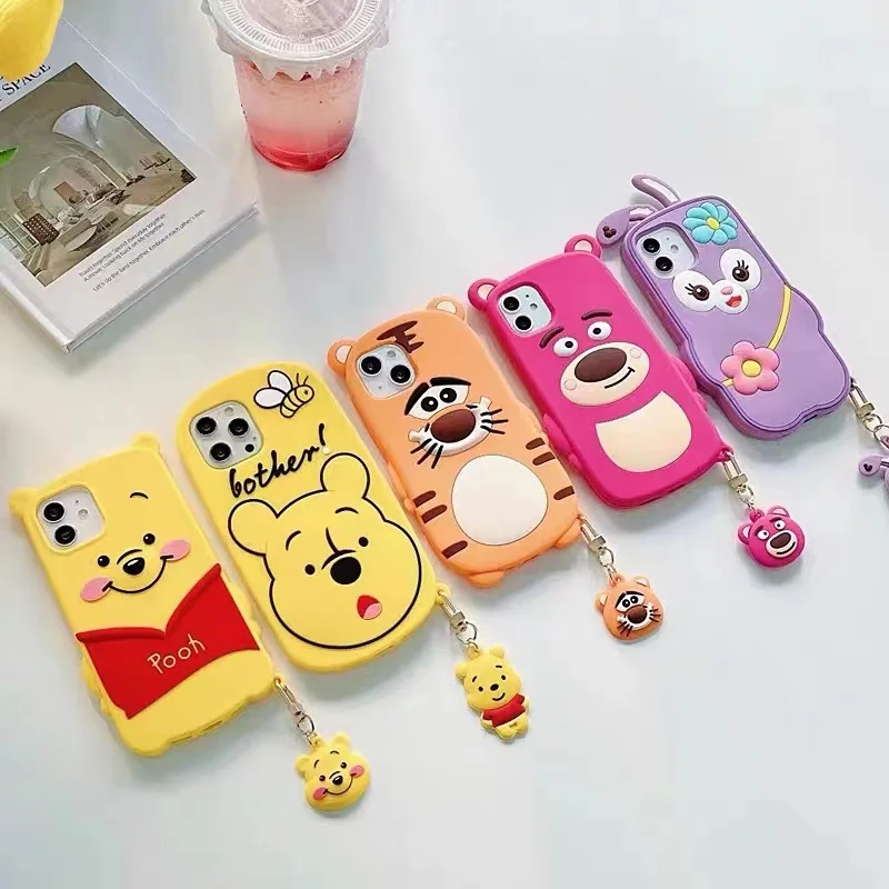

Disney Cartoon Character Silicone Drop-Resistant Phone Case for iPhone 11/12/13 Series Mobile Phone