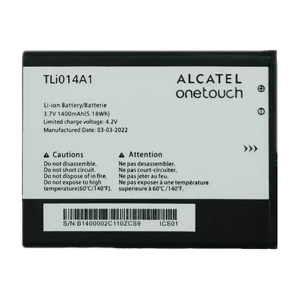 Оригинальный аккумулятор TLi014A1 для Alcatel 'pop 5020 5020D fire 4012 4012A 4012X 4007D Pixi 3 4 5 &quot4027 4027D /A