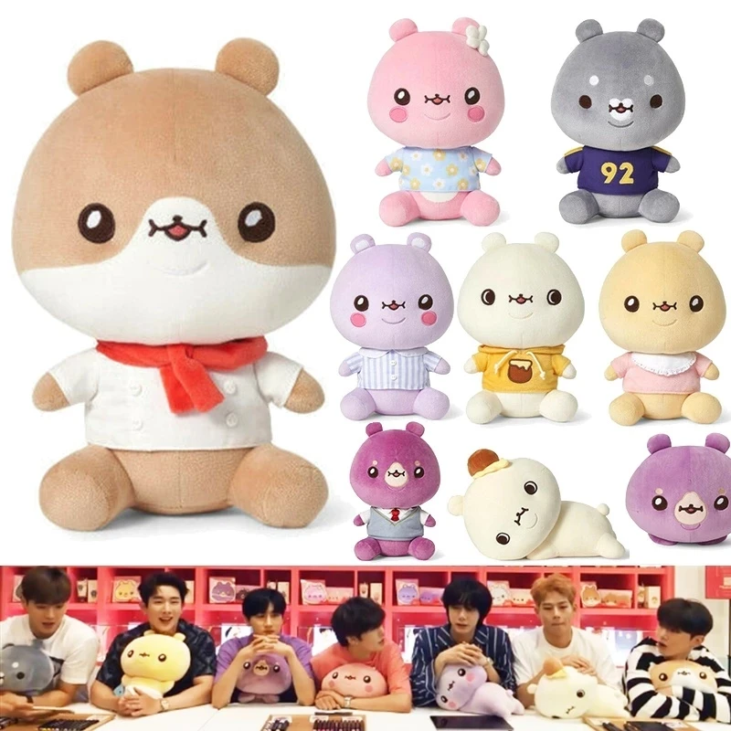 

7 Style Kpop Monsta X TWOTUCKGOM Plush Pillow Kawaii JOOHONEY MINHYUK IM HYUNGWON WONHO SHOWNU KIHYUN Stuffed Doll Toys