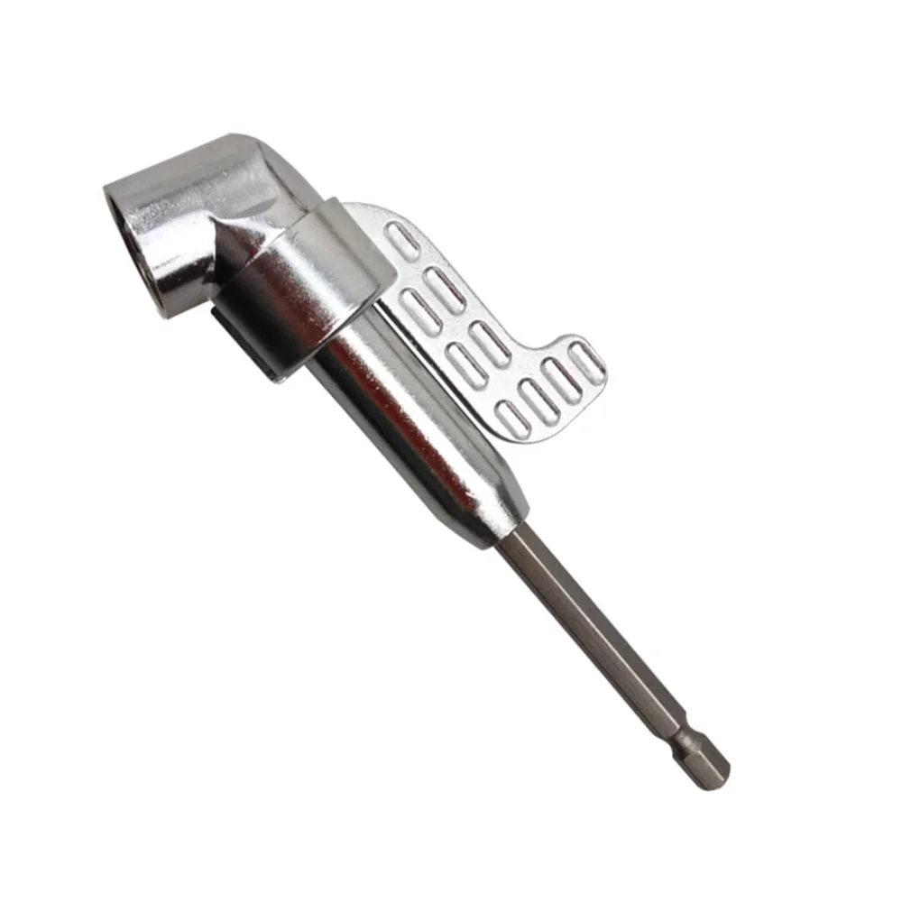 

105 Degree Right Angle Drill Extension Shank Quick Change Driver Drilling Screwdriver Magnetic 1/4 Hex Socket Close Corner Tool