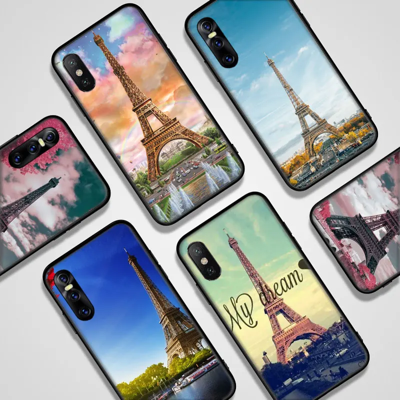 Phone Case for OPPO Realme C11 C20 A83 A1 F5 A73 A75 F7 F9 Pro F11 A9 C2 5 5i 6i C11 C35 TPU Cover Paris Eiffel tower France