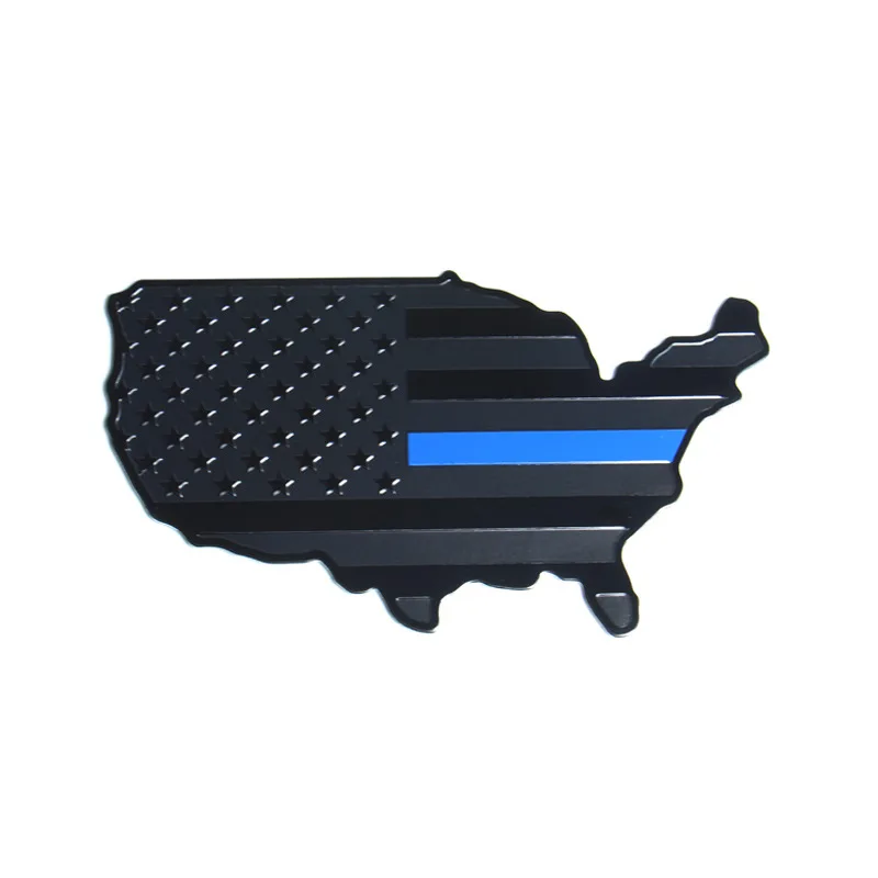 Металлическая 3d-эмблема США для карты автомобильная эмблема наклейка на