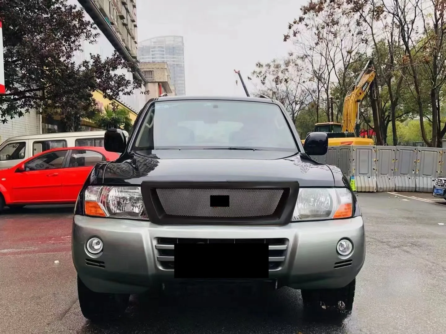 Решетка для переднего бампера автомобиля решетка радиатора гоночная Mitsubishi Pajero V73