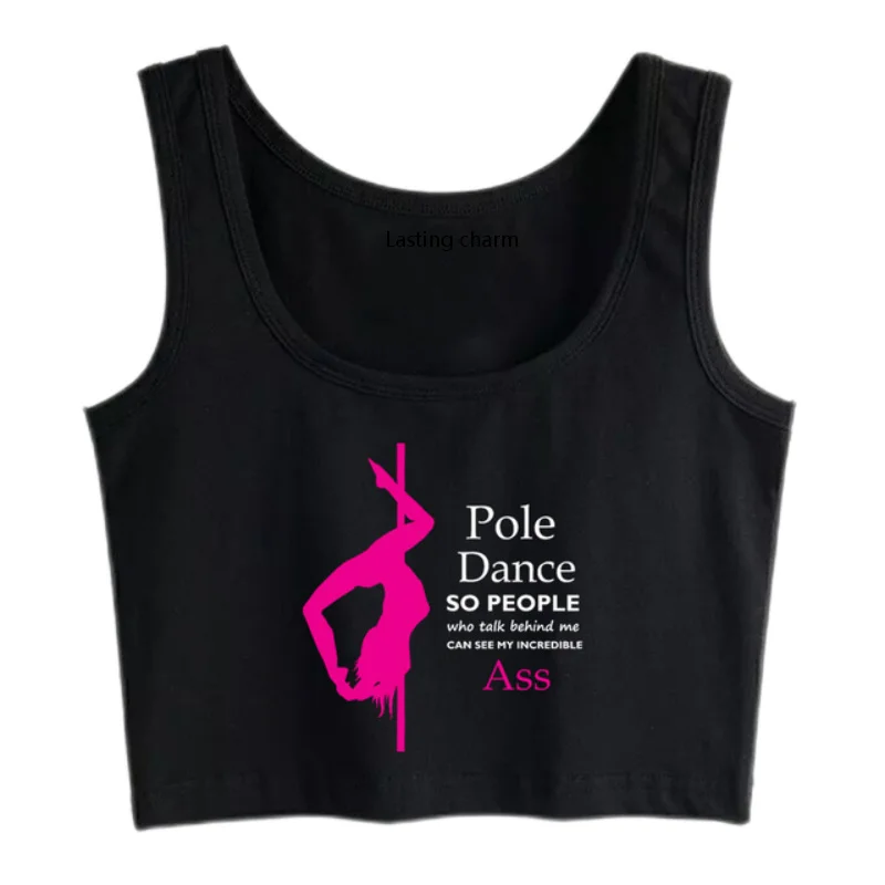 

Lasting charm pole dance gothic design grunge emo harvest top