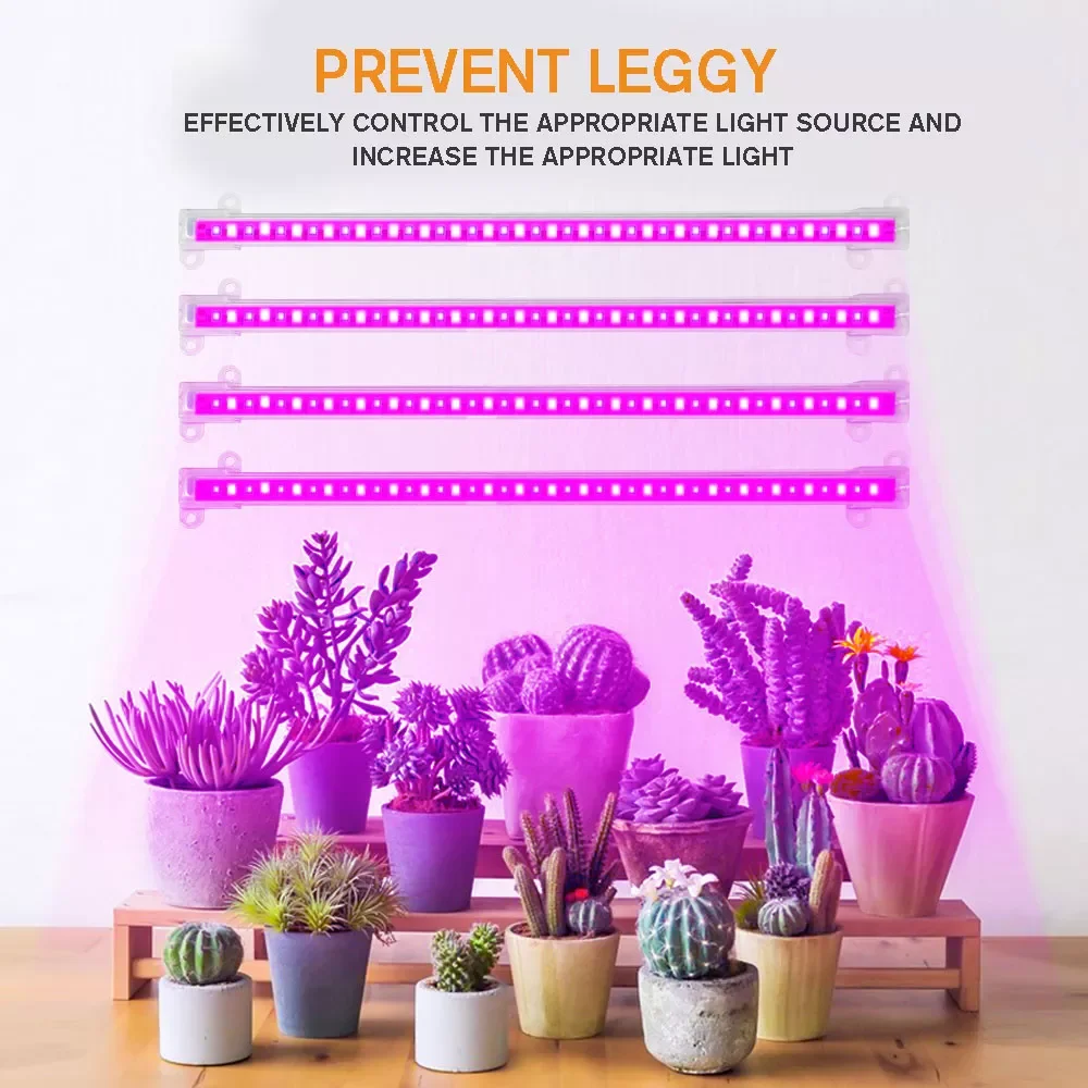 

Plants Grow Lights 220V Full Spectrum LED Bar Lamp for Plants High Luminous Efficiency 8W 30cm for Grow Tent Greenhouses Flowers