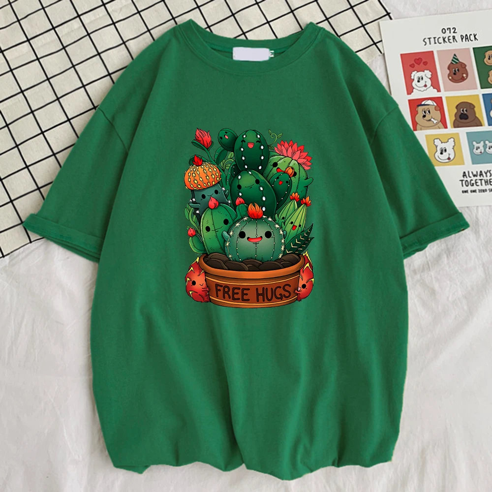 Футболка мужская с забавным принтом кактуса Размеры S-Xxxl
