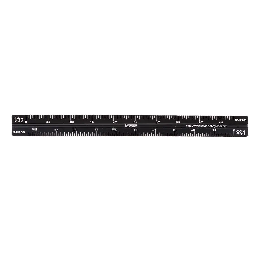 

Professional 17cm Triangular Scale Ruler Model Dedicated Ruler