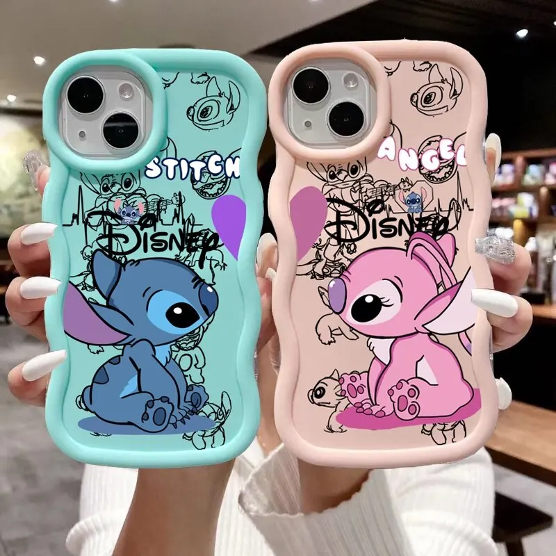 Фото Чехол для телефона Love Heart StitchS Angel для Oppo F31 A6X A6 A5 A60 A59 A79 A98 A78 A58 A38 A18 A57 A76 A17 A74 A54 Pro 4G 5G №2