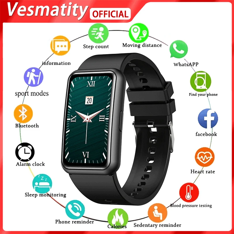 

H06 SMart Bracelet Heart Rate Monitor sleep monitor Smartwatch Blood Oxygen Fitness Smart Watch Waterproof Wristbands
