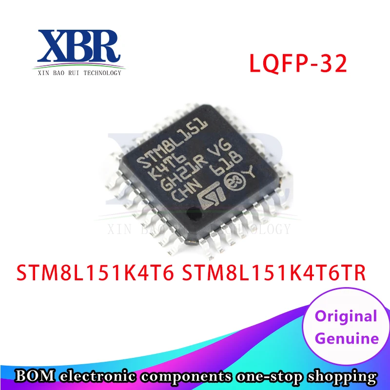

5 pieces STM8L151K4T6 STM8L151K4T6TR LQFP-32 New Original 100% Quality