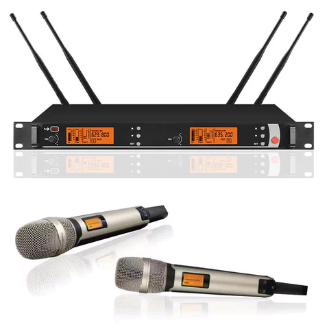 Pro SKM 9000 ограниченный выпуск две портативные беспроводные аудио цифровые микрофонные системы EM9000