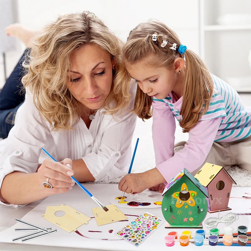 

4 шт., Детские Кольца для птичьего домика