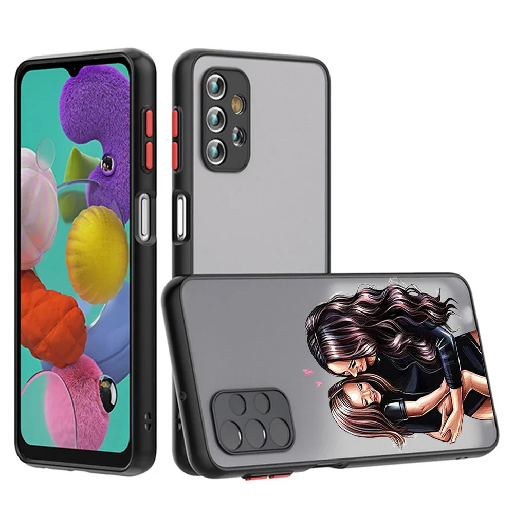 Чехлы для Redmi 9 9a 9c 10c 10a Note 7 10 9s 8t Xiaomi 9T 10T Pro коричневые волосы малышка девочка