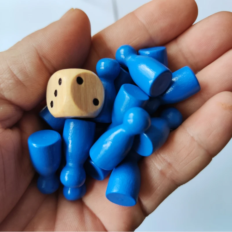 16 шт. детские деревянные шашки-пазлы | Шахматы