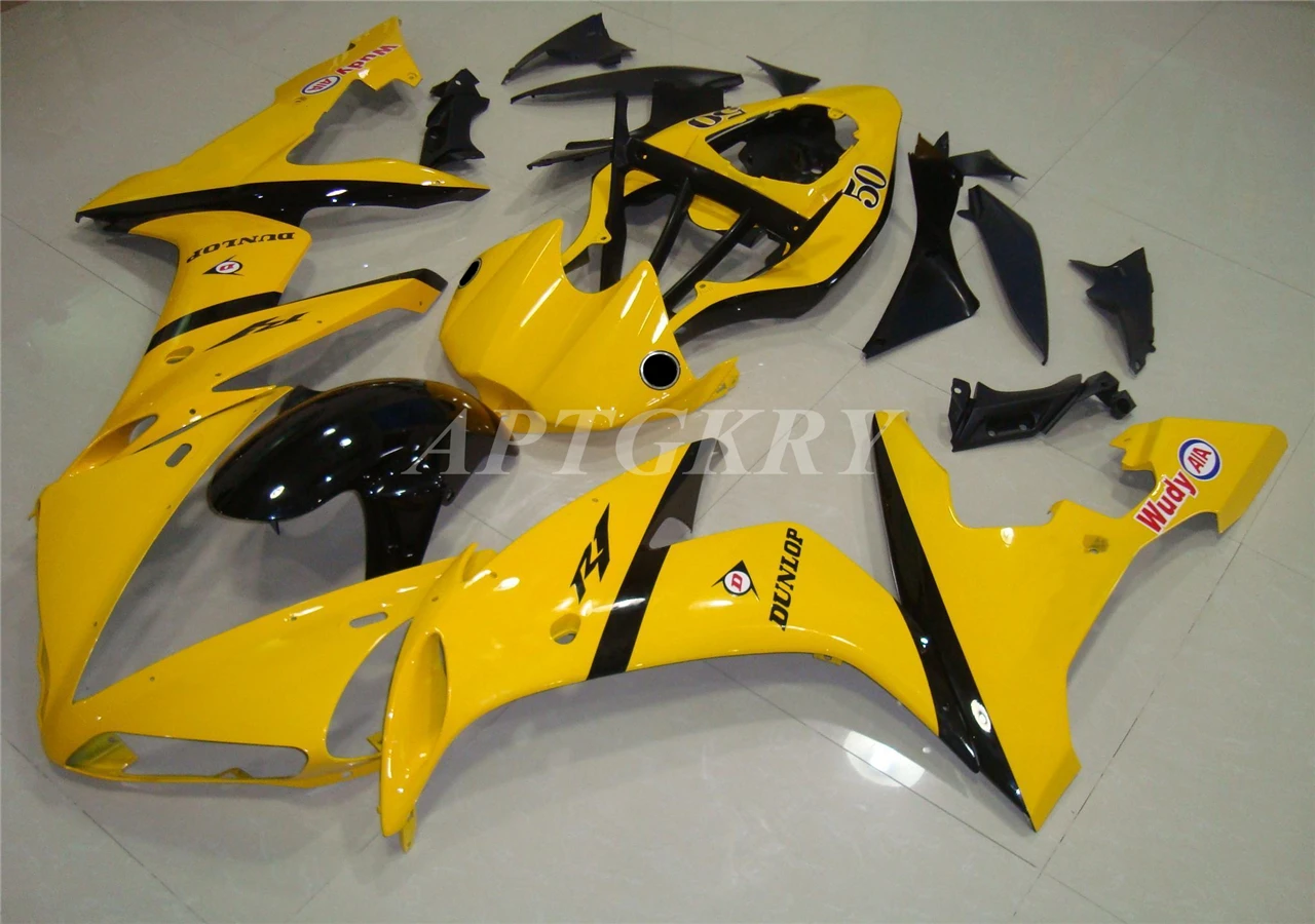 

New ABS Plastic Shell Motorcycle Fairing kit Fit For YAMAHA YZF R1 2004 2005 2006 YZF-R1 YZF 1000R Custom Yellow