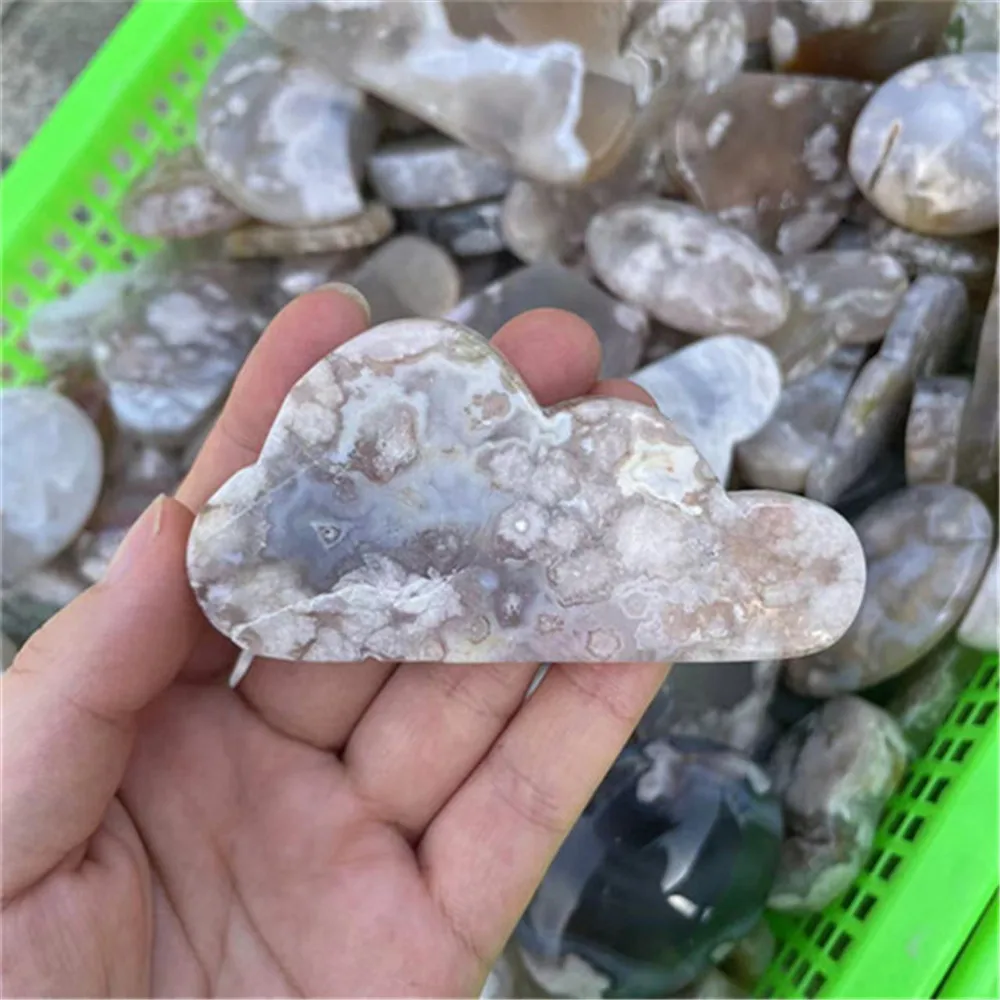 

Natural Crystals Carving Cloud Gem And Minerals Healing Reiki Cute Clouds For Meditation Gift