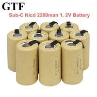 gtf 1 2v real 2200mah sc battery ni cd rechargeable batteries for electric screwdrivers electric drills sub c battery